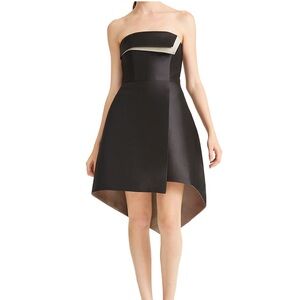 HALSTON Strapless High/Low Dress size 14 : EUC